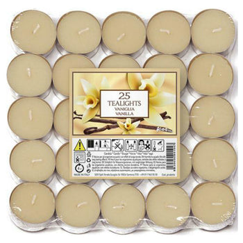 Price's Scented Tea Lights Pack of 25 - Vanilla