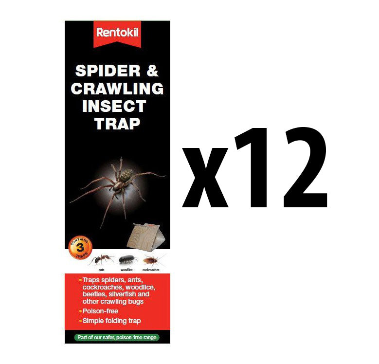 Rentokil Spider & Crawling Insect Trap - 36 Traps