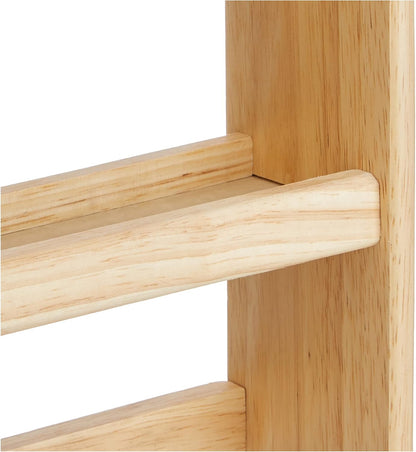 Apollo 3 Tier Spice Rack Holds 15 Jars - Natural Hevea Wood (Rubberwood)