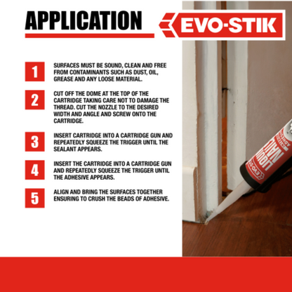 Evo-Stik Liquid Nails Interior Adhesive Cartridge - 290ml