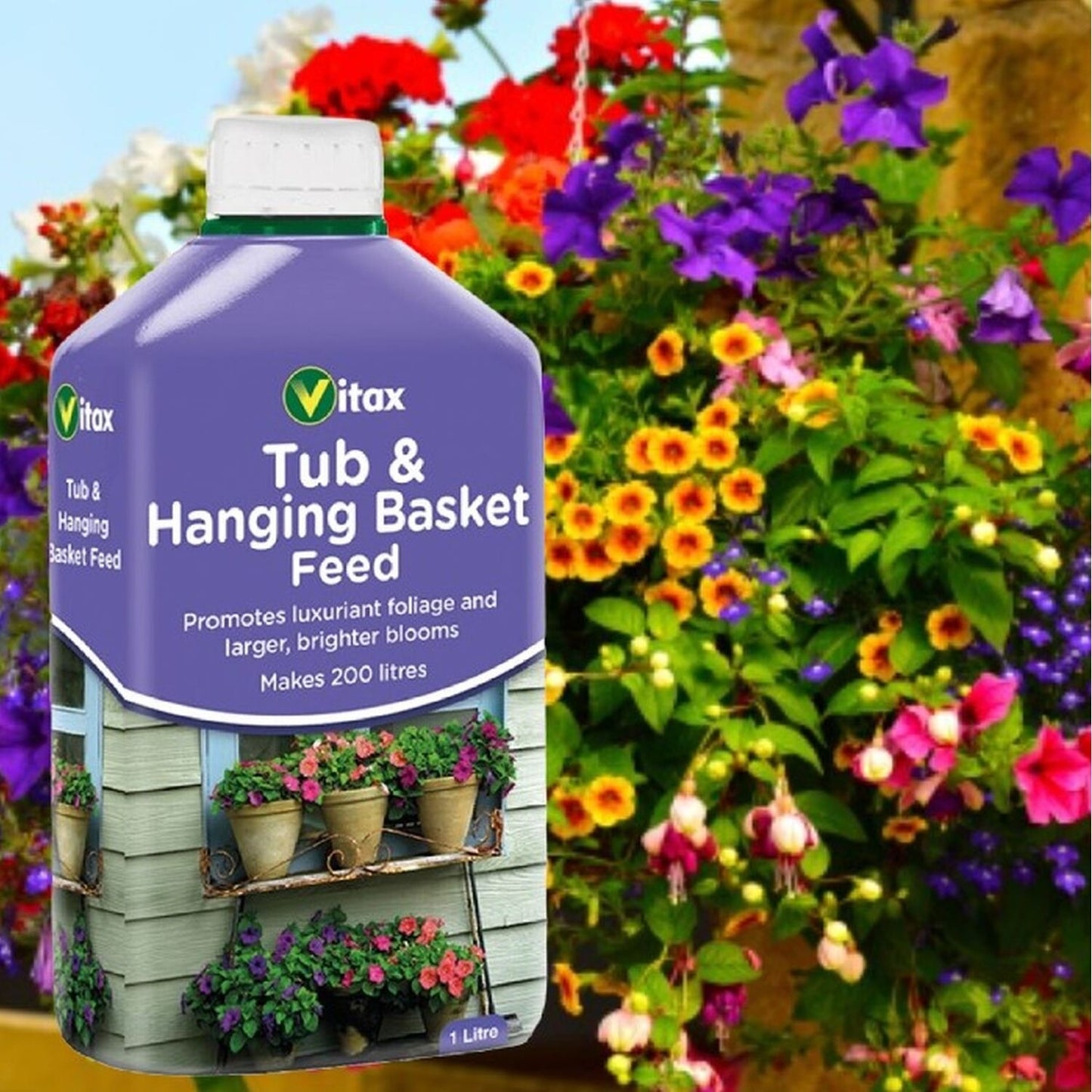 Vitax Tub & Hanging Basket Feed - 1 Litre