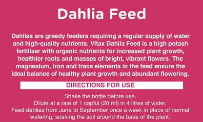 Vitax Liquid Dahlia Feed - 1 Litre