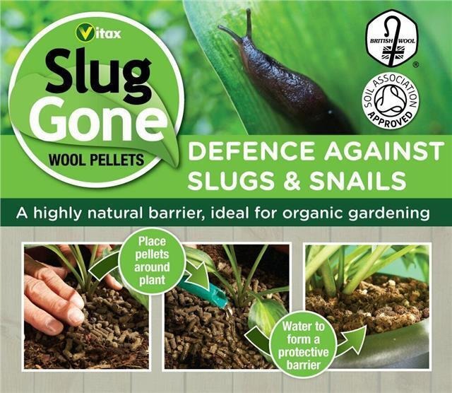 Vitax Slug Gone Wool Pellets - 3.5L