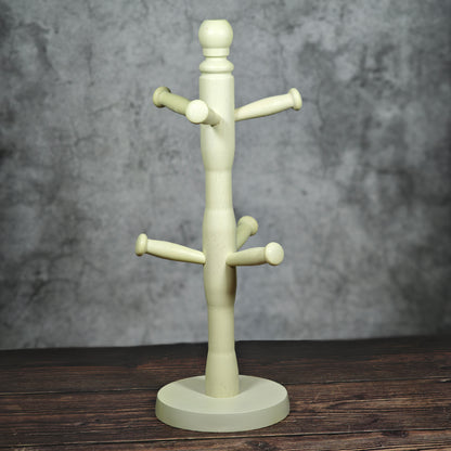 Apollo Mug Tree & Paper Towel Holder Set - Cream