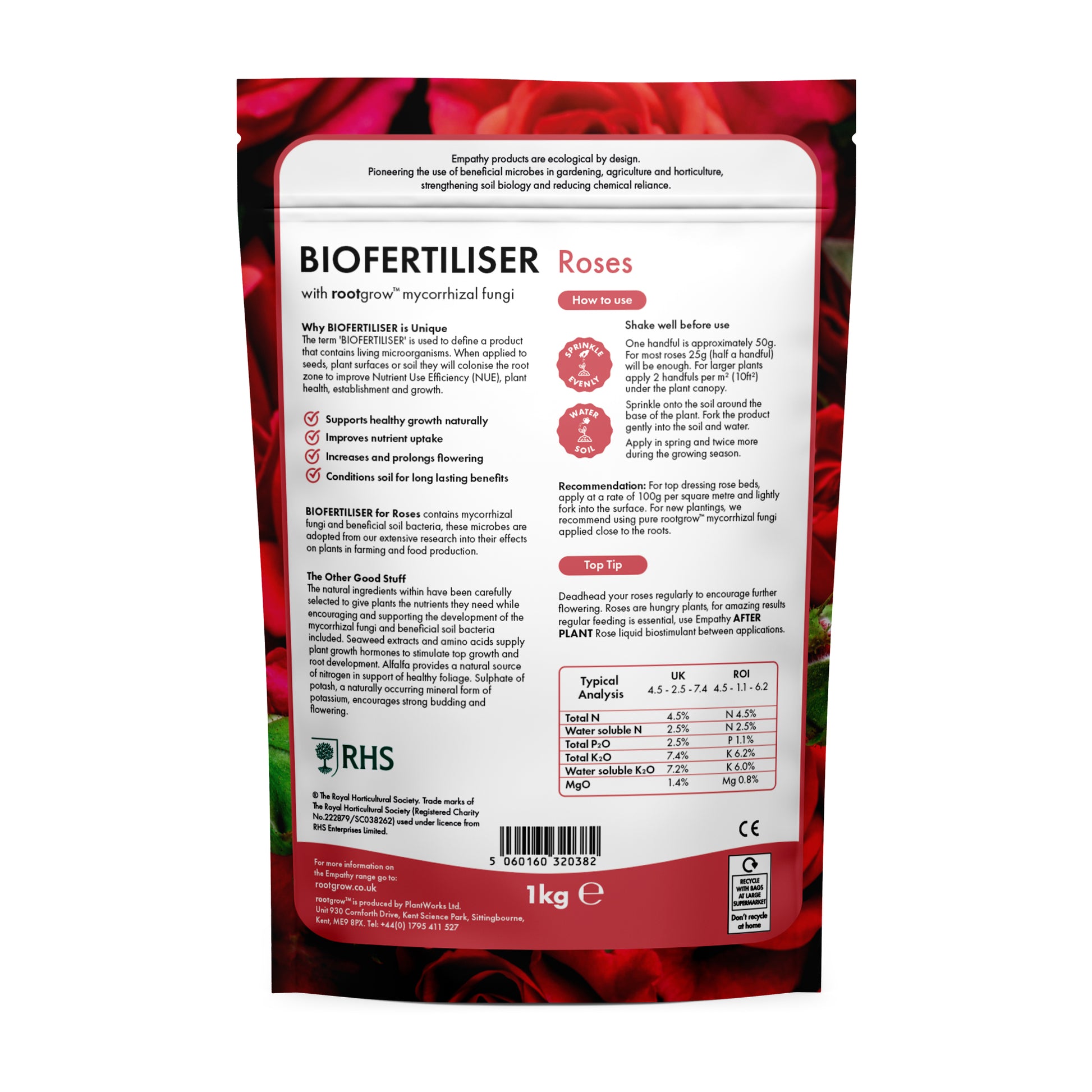 Empathy Afterplant Rose Food 1kg