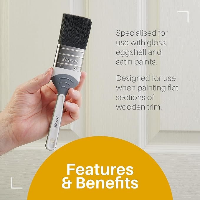 Harris Seriously Good Woodwork Gloss Paint Brush Set Pack 3