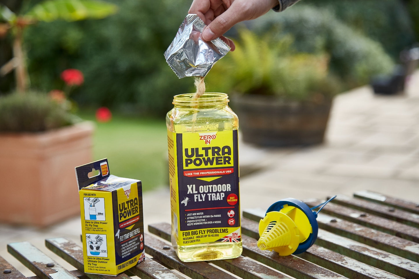 Zero In ULTRA POWER Fly Trap Bait Refill 6 x 8g