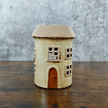 Village Pottery Warmer Windows Tealight Holder & Oil Burner - Cream