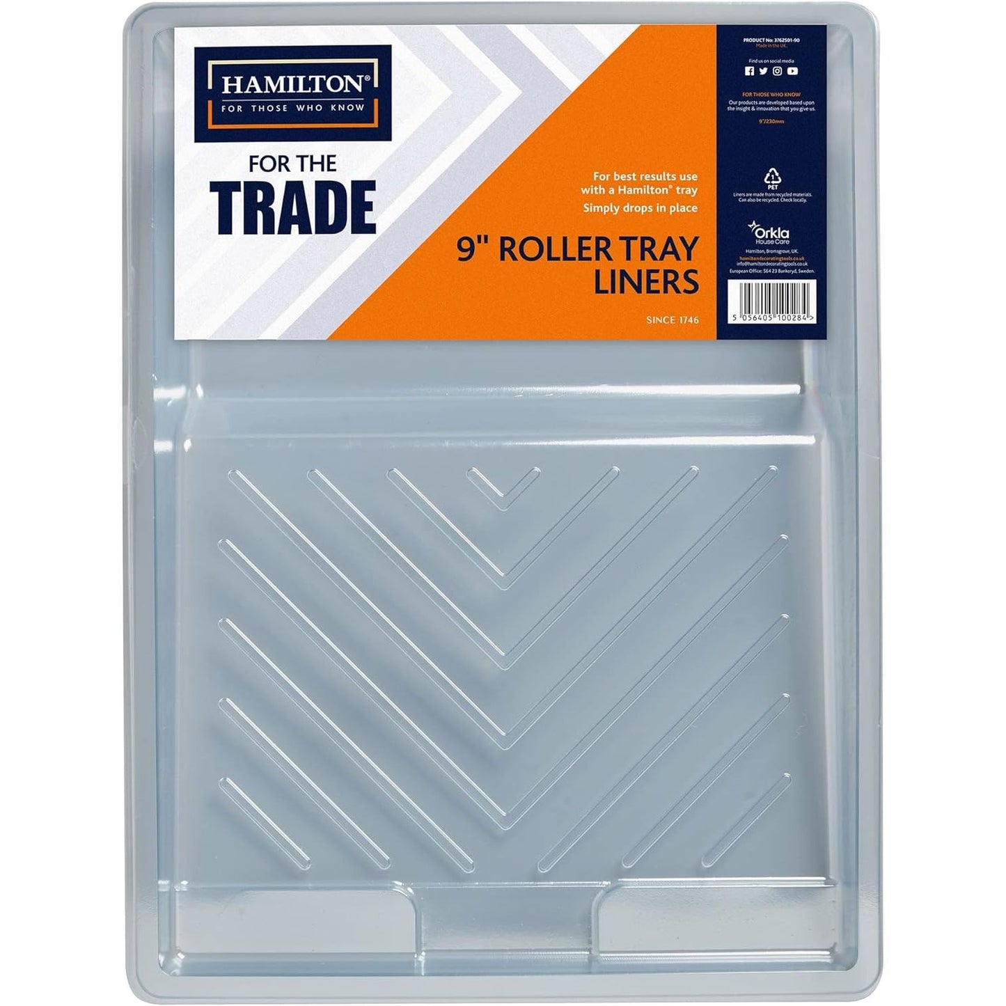 Hamilton 9" Paint Roller Tray Liners - 5 Pack