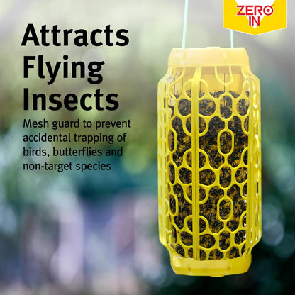 Zero In New Gen Ready Baited Fly Traps - 2 Pack 