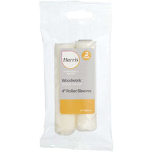 Harris Seriously Good Woodwork Stain & Varnish 4" Mini Paint Roller Sleeves - 2 Pack