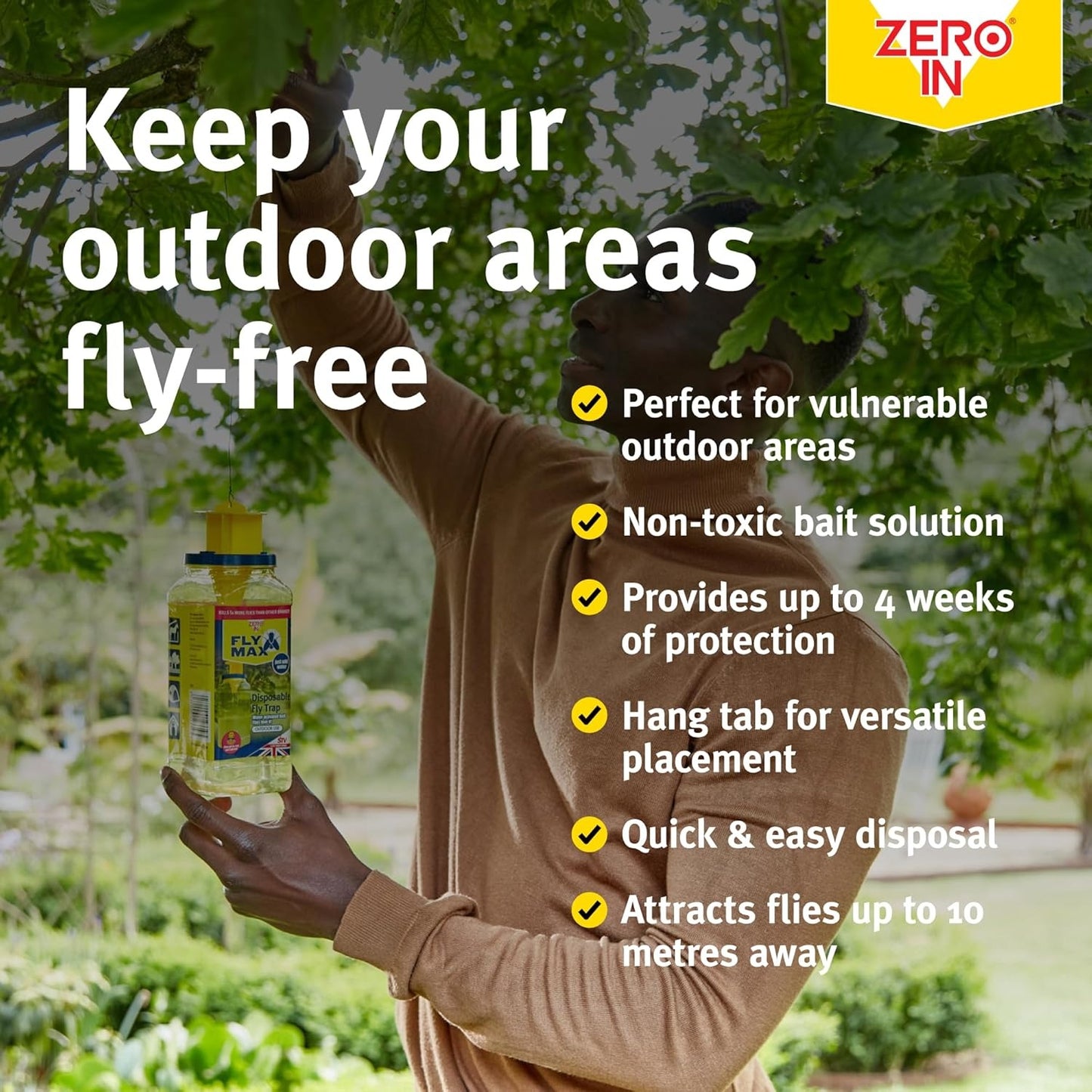 Zero In Fly Max Disposable Fly Trap ZER334