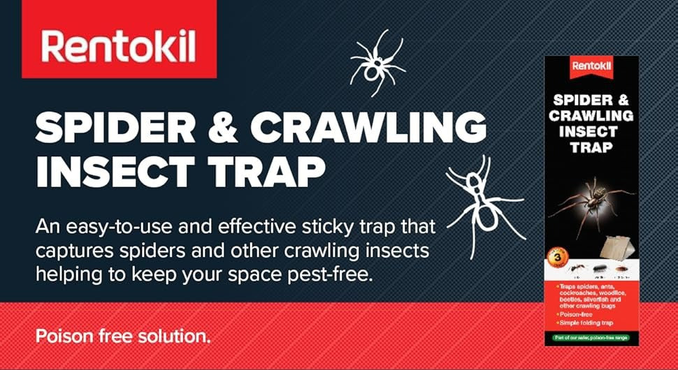 Rentokil Spider & Crawling Insect Trap - 36 Traps