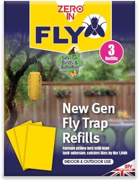 Zero In New Gen Fly Trap Refills - 3 Pack