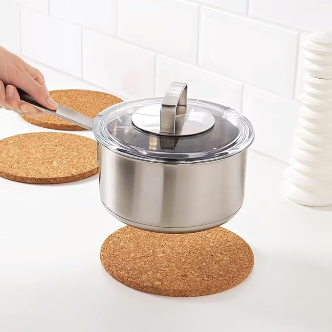 Apollo Round Cork Hot Pot Stand Set of 2