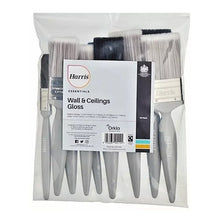 Harris Essentials Wall, Ceilings & Gloss Paint Brush Set Pack 10