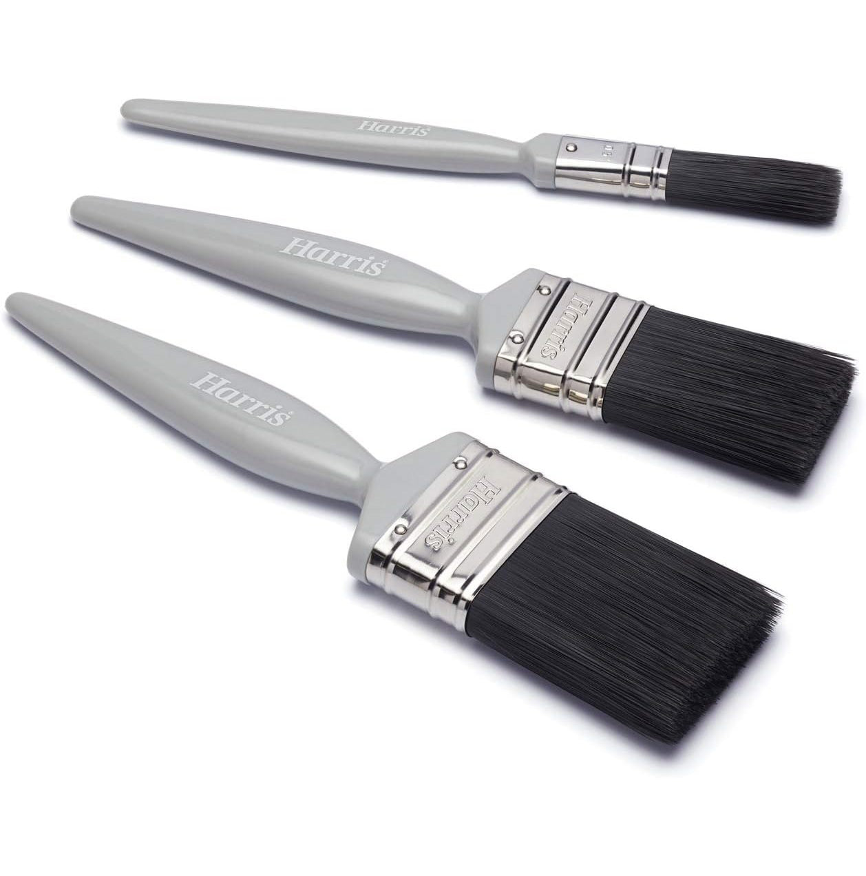 Harris Essentials Gloss Paint Brush Set 3 Pack