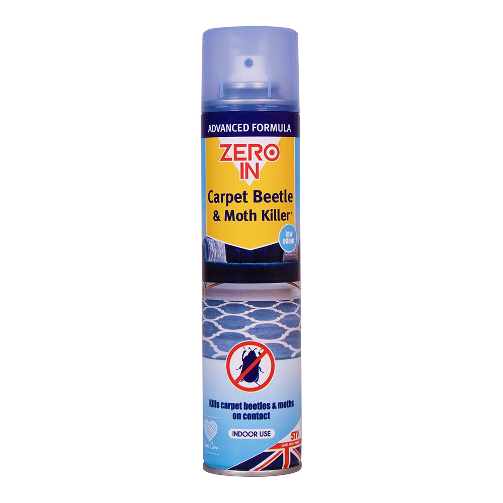 Zero In Carpet Beetle & Moth Killer 300ml ZER977