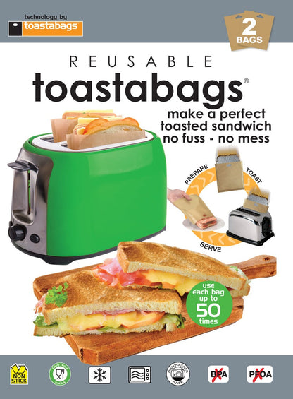 Toasting Bags - Reusable 50 Times - 2 Bags