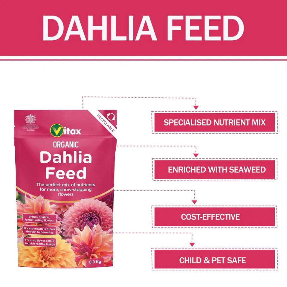 Vitax Organic Dahlia Feed 0.9kg  