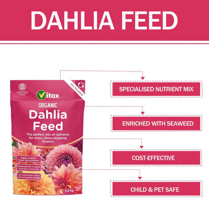 Vitax Organic Dahlia Feed 0.9kg  