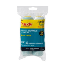 Purdy Jumbo Parrot 4.5" Mini Roller Sleeves 1/4" Nap 2 Pack