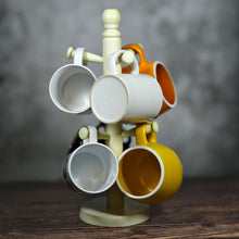 Apollo Beech Wood Mug Tree - Cream