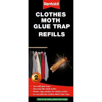 Rentokil Clothes Moth Glue Trap Refills 2 Pack