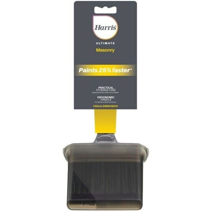 Harris Ultimate Masonry Swan Neck Paint Brush 120mm