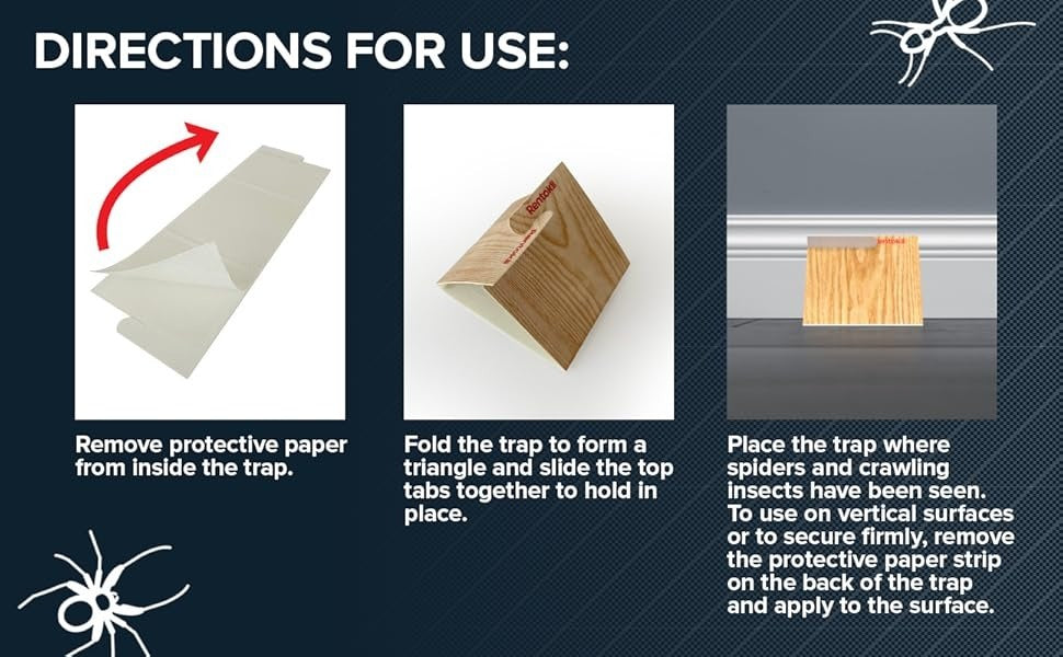 Rentokil Spider & Crawling Insect Trap - 36 Traps