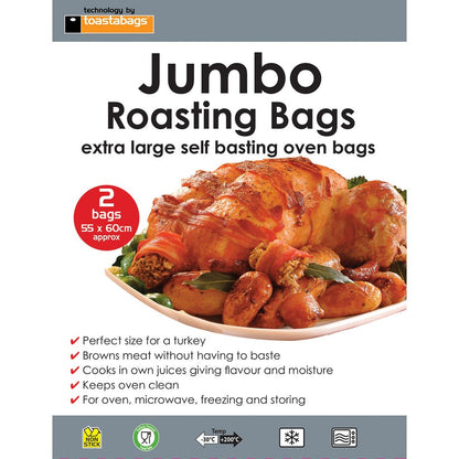 Toastabags Jumbo Oven Roasting Bags - 2 Pack