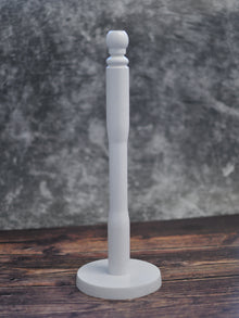Apollo Beech Wood Paper Towel Holder - White