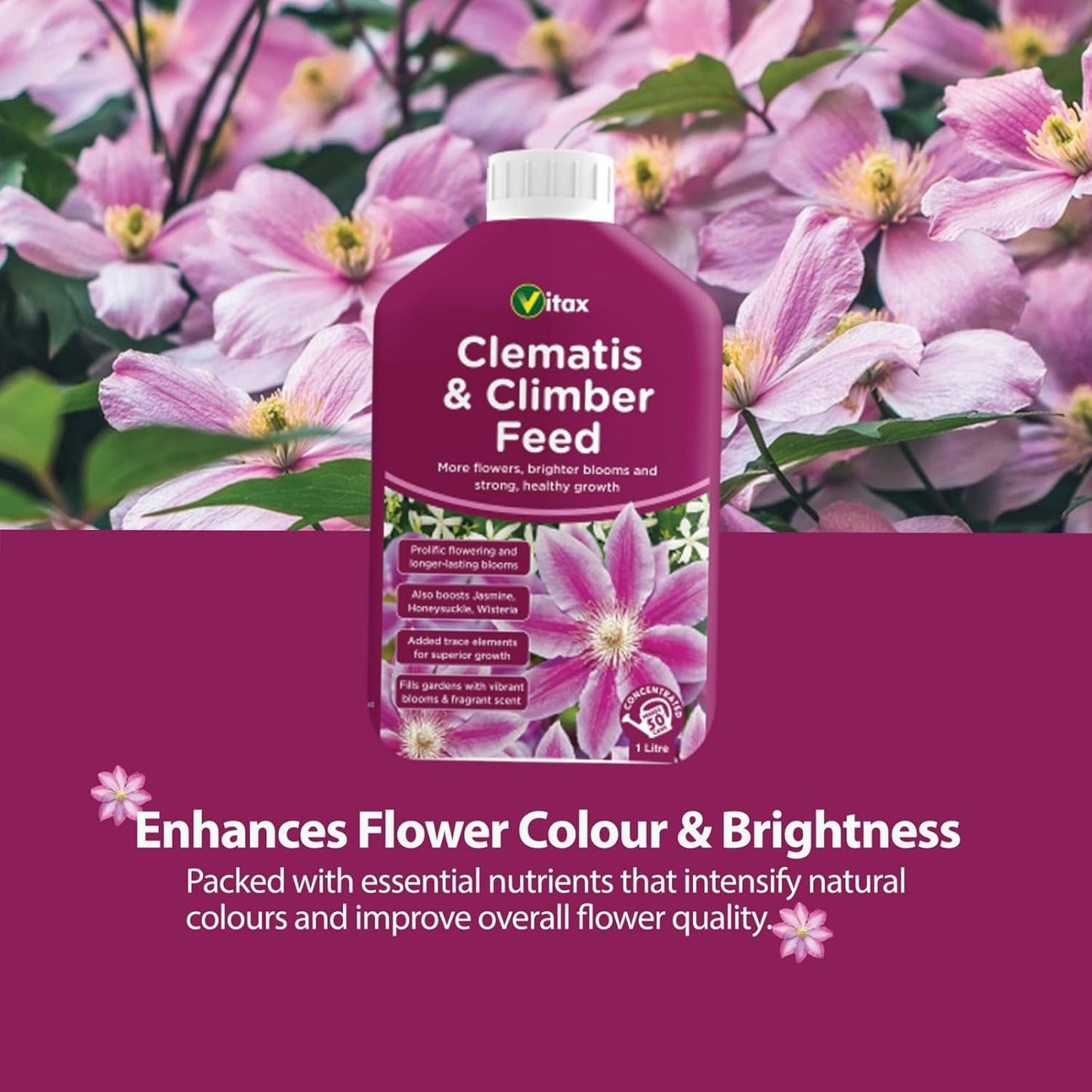 Vitax Clematis & Climber Liquid Feed 1 Litre