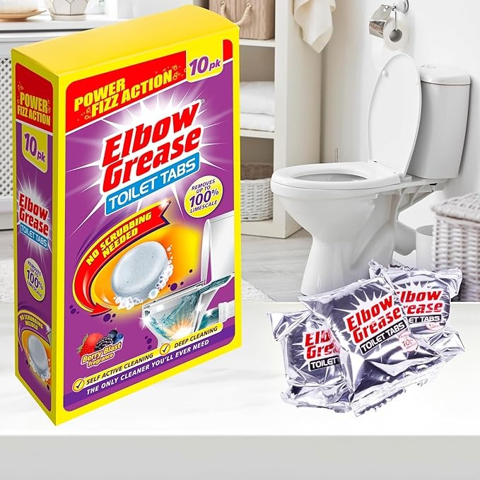Toilet Bowl Cleaning Tabs - Berry Blast 10 x 30g