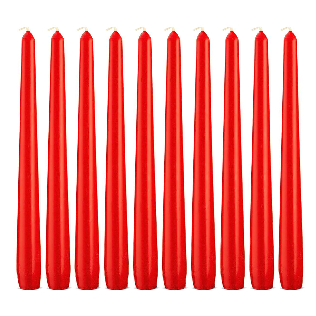 Bolsius Tapered Candles 10 Pack - Red