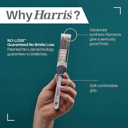 Harris Seriously Good Walls & Ceilings Paint Brush Set 5 Pack