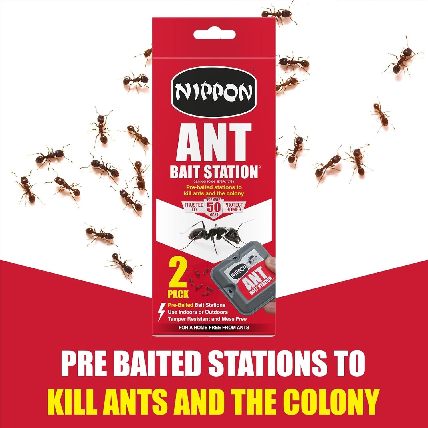 Nippon Ant Killer Bait Station Twin Pack