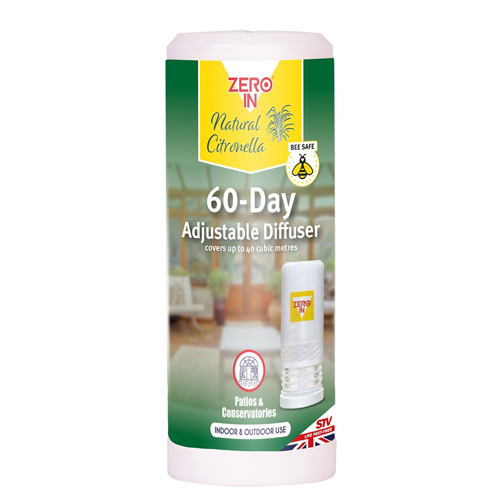 Zero In 60 Day Adjustable Citronella Diffuser
