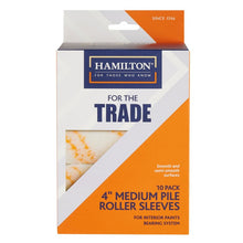 Hamilton 4" Mini Medium Pile Paint Roller Sleeves - 10 Pack