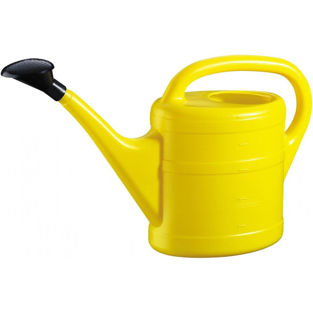 Large Plastic Yellow Watering Can - 5 Litre