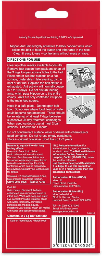 Nippon Ant Killer Bait Station Twin Pack