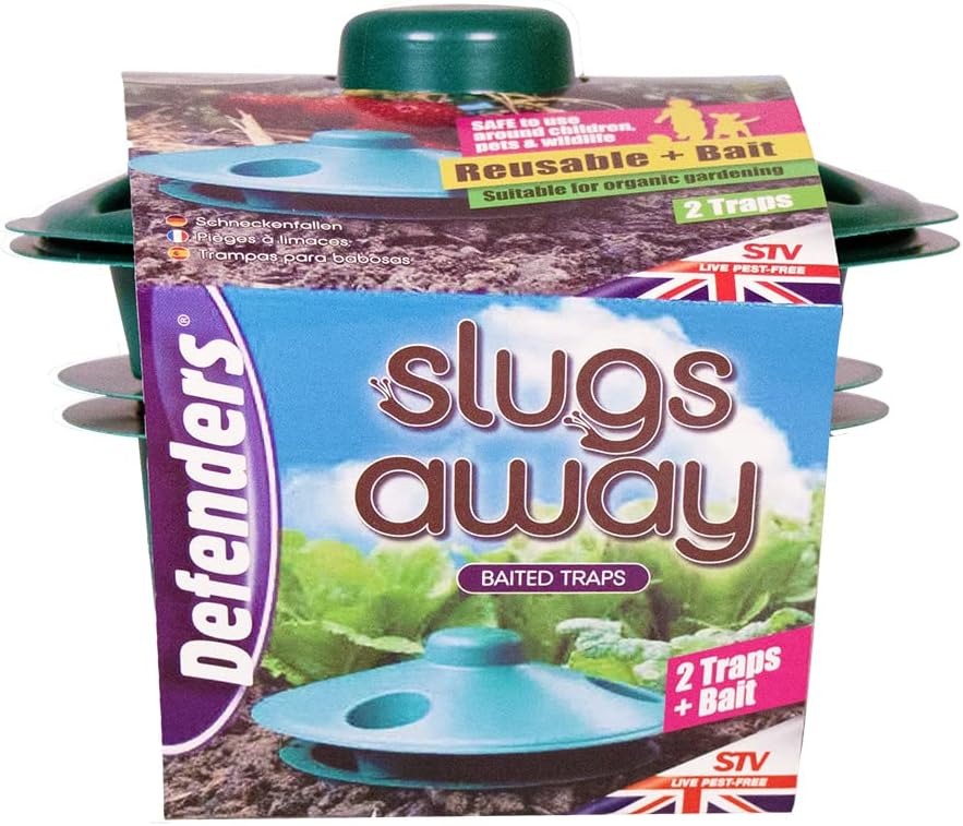 Defenders Slug Away Baited Traps - Twin Pack 