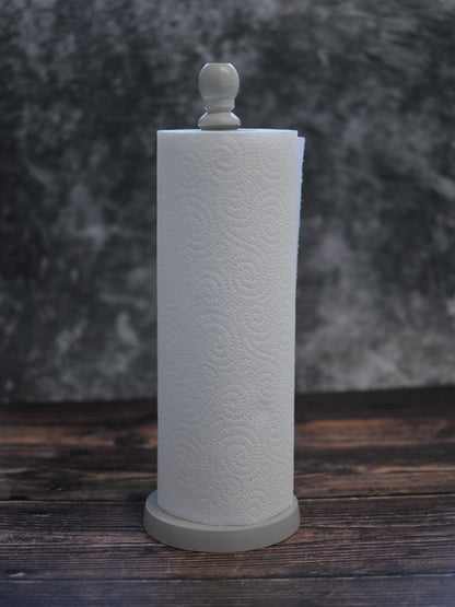 Apollo Beech Wood Paper Towel Holder - Grey