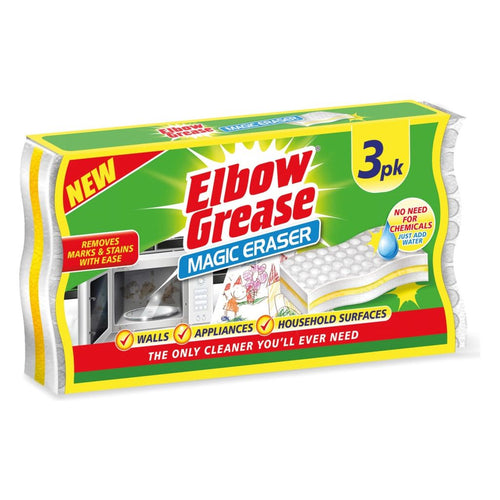 Elbow Grease Magic Eraser Pack 3