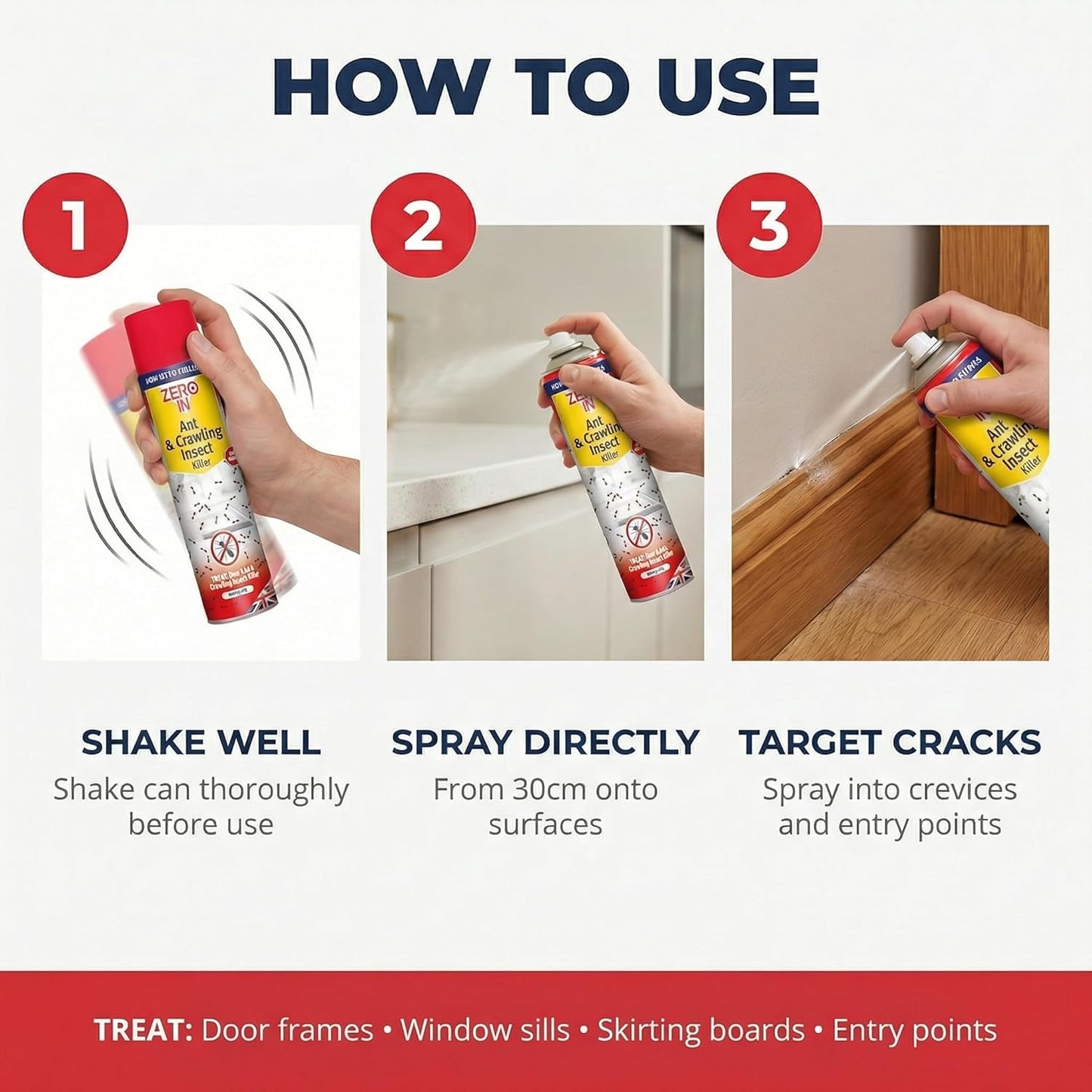 Zero In Ant & Crawling Insect Killer 300ml