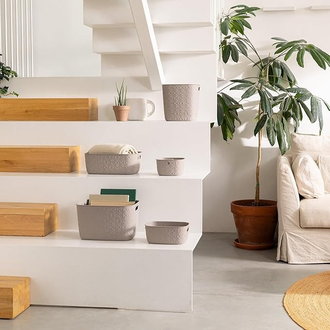 Curver Softex Small Storage Basket 3 Litre - Taupe