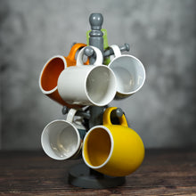 Apollo Beech Wood Mug Tree - Charcoal