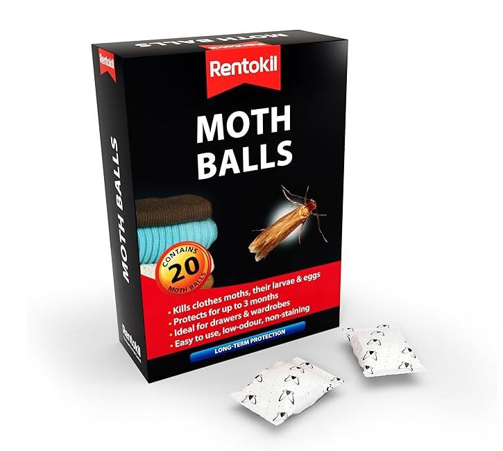 Rentokil Moth Balls Pack 20