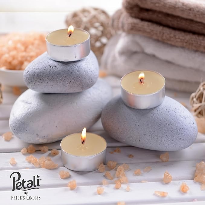 Scented Tea Lights Candles Pack of 25 - Vanilla