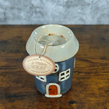 Village Pottery Round House Tealight Holder/Oil Burner - Slate Grey